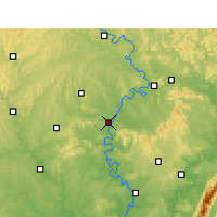 Nearby Forecast Locations - Nanchong - Map