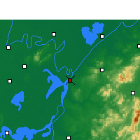 Nearby Forecast Locations - Yueyang - Map
