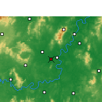 Nearby Forecast Locations - Hengnan - Mapa