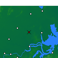 Nearby Forecast Locations - Si Xian - Mapa