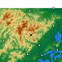 Nearby Forecast Locations - Yuexi/ANH - Map