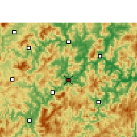 Nearby Forecast Locations - Shaxian - Map