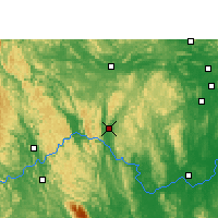 Nearby Forecast Locations - Xincheng/GXA - Map