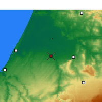 Nearby Forecast Locations - Sidi Slimane - Map