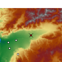 Nearby Forecast Locations - Taroudant - Mapa