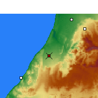 Nearby Forecast Locations - Tiznit - Mapa