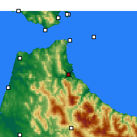 Nearby Forecast Locations - Tétouan - Mapa