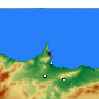 Nearby Forecast Locations - Melilla - Mapa