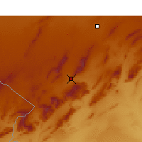 Nearby Forecast Locations - Aïn Séfra - Map