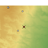 Nearby Forecast Locations - Ghardaïa - Mapa