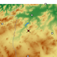 Nearby Forecast Locations - El Kef - Mapa