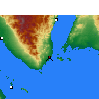 Nearby Forecast Locations - Sharm El Sheikh - Mapa