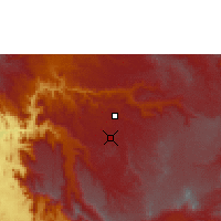 Nearby Forecast Locations - Gore - Mapa