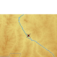 Nearby Forecast Locations - Tshikapa - Map