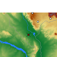 Nearby Forecast Locations - Ngabu - Map