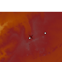 Nearby Forecast Locations - Windhoek - Mapa