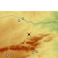 Nearby Forecast Locations - Tshipise - Map