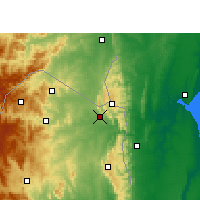 Nearby Forecast Locations - Vuvulane - Map