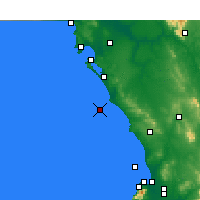 Nearby Forecast Locations - Dassen - Map