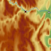 Nearby Forecast Locations - Deadman Valley - Map