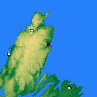 Nearby Forecast Locations - Ingonish Beach - Map