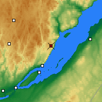 Nearby Forecast Locations - Charlevoix - Mapa