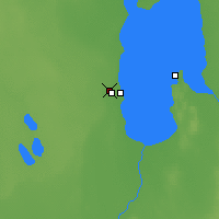 Nearby Forecast Locations - Gimli - Map