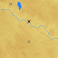 Nearby Forecast Locations - Tulliby Lake - Map