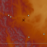 Nearby Forecast Locations - Pincher Creek - Map