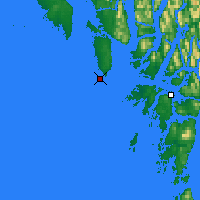 Nearby Forecast Locations - McInnes Isl. - Map