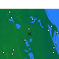 Nearby Forecast Locations - Orlando - Map