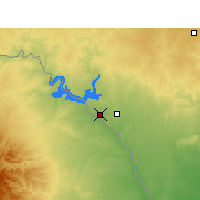 Nearby Forecast Locations - Del Rio - Map