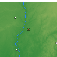 Nearby Forecast Locations - Terre Haute - Mapa