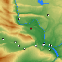 Nearby Forecast Locations - Hanford - Map