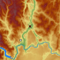 Nearby Forecast Locations - Omak - Mapa