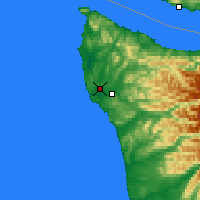 Nearby Forecast Locations - Quillayute - Map