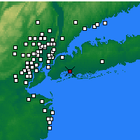 Nearby Forecast Locations - New York (JFK) - Mapa