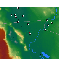 Nearby Forecast Locations - Ejido Nuevo Leon - Map
