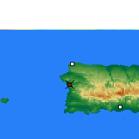 Nearby Forecast Locations - Mayagüez - Mapa