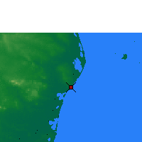 Nearby Forecast Locations - Puerto Cabezas - Mapa
