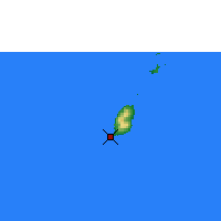 Nearby Forecast Locations - Grenada - Mapa