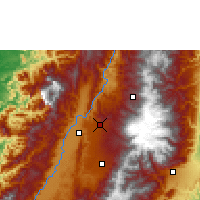 Nearby Forecast Locations - Pereira - Mapa