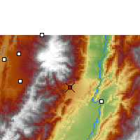 Nearby Forecast Locations - Ibagué - Map