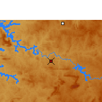 Nearby Forecast Locations - Lavras - Mapa
