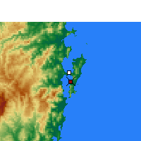 Nearby Forecast Locations - Florianópolis - Mapa
