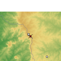 Nearby Forecast Locations - Pedro Juan Caballero - Map