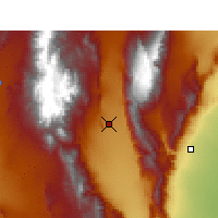 Nearby Forecast Locations - Chilecito - Mapa