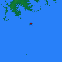 Nearby Forecast Locations - Sea Lion Island - Mapa