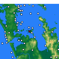 Nearby Forecast Locations - Waiheke Island - Mapa
