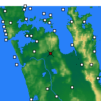 Nearby Forecast Locations - Pōkeno - Mapa
